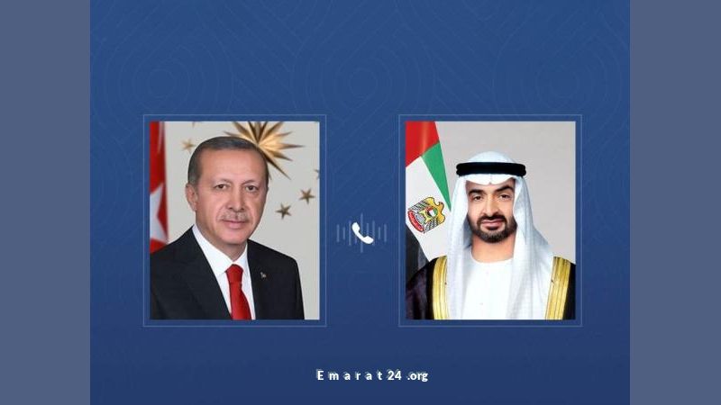 رئيس الدولة يناقش هاتفياً مع الرئيس التركي تطورات المنطقة رئيس الدولة يناقش هاتفياً مع الرئيس التركي تطورات المنطقة