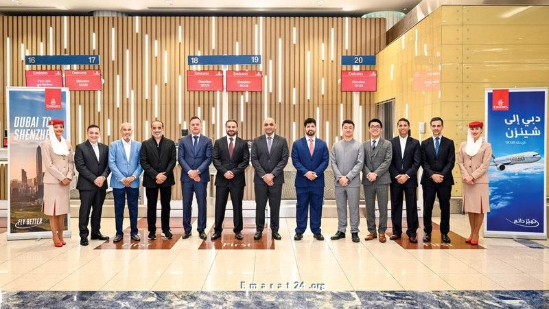طيران الإمارات تدشن رسمياً رحلاتها الجديدة إلى شينزن طيران الإمارات تدشن رسمياً رحلاتها الجديدة إلى شينزن