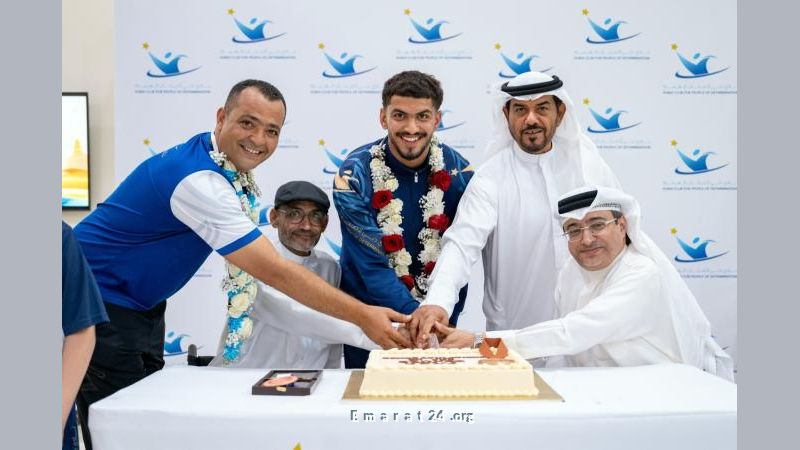 دبي تكرم بطل العالم محمد يوسف لأصحاب الهمم دبي تكرم بطل العالم محمد يوسف لأصحاب الهمم