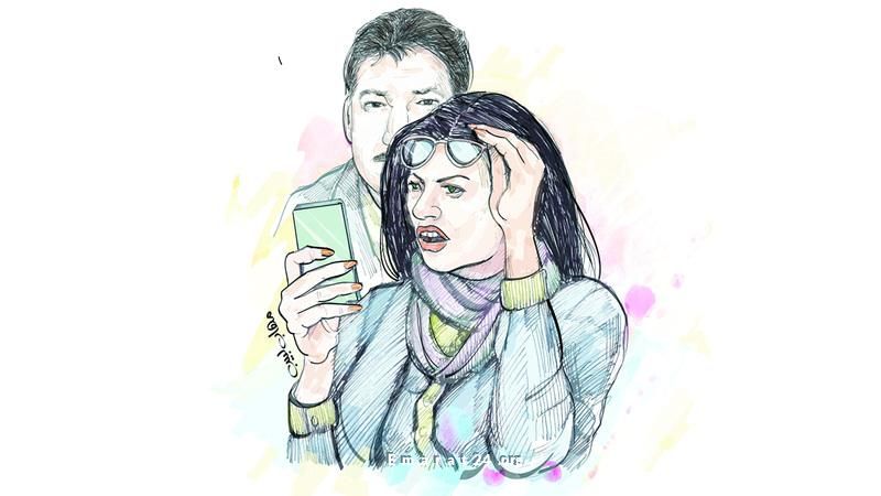 زوج مهووس بتصوير زوجته يُبرأ في دبي