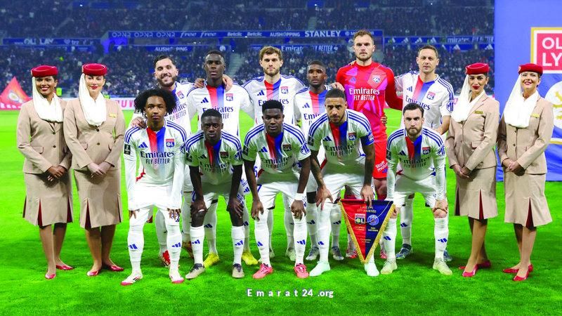 طيران الإمارات تستمر بدعم أولمبيك ليون حتى عام 2030.