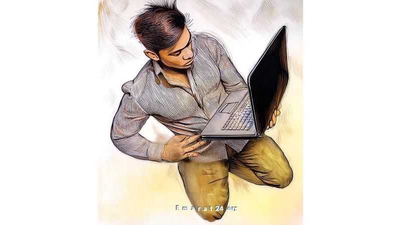 شاب يواجه غرامة 50 ألف درهم بسبب سرقة لابتوب فتاة