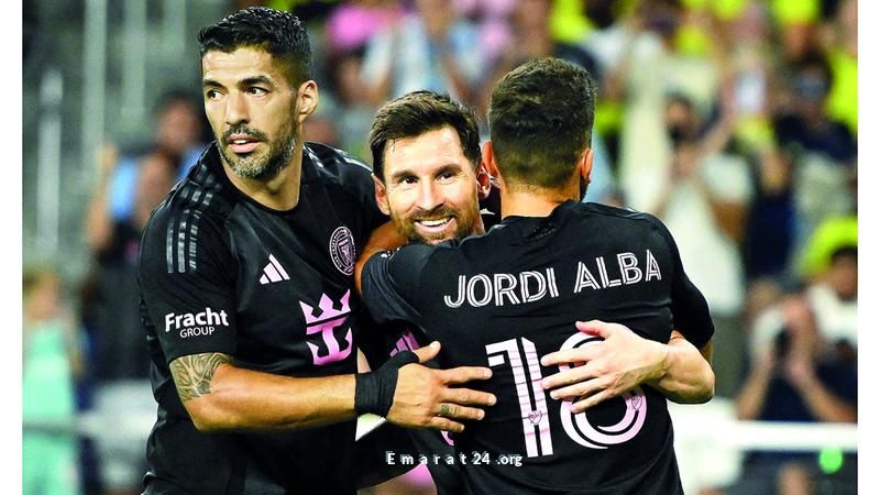 ميسي يقترب من الفوز بجائزة حذاء الذهب الأميركي