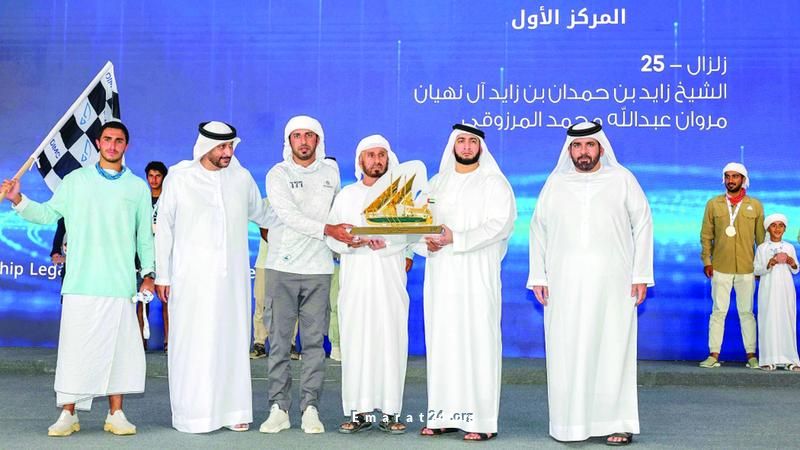 راشد بن حمدان يتوج زلزال 25 بلقب سباق القفال 34 راشد بن حمدان يتوج زلزال 25 بلقب سباق القفال 34