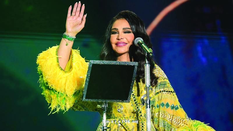 أحلام تتألق في عرض استثنائي على خشبة مسرح عبادي الجوهر اليوم