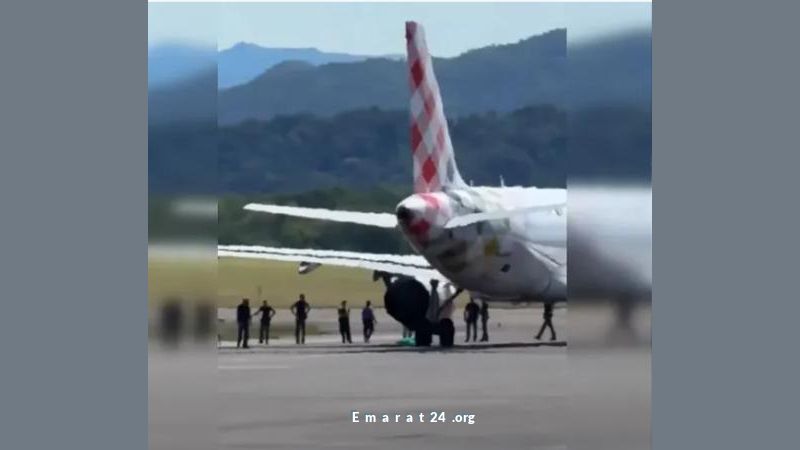 شاب يركض على المدرج ويلقى حتفه في محرك الطائرة شاب يركض على المدرج ويلقى حتفه في محرك الطائرة