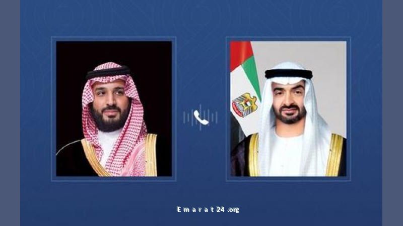 رئيس الدولة وولي عهد السعودية يناقشان تعزيز العلاقات وتطورات المنطقة هاتفياً