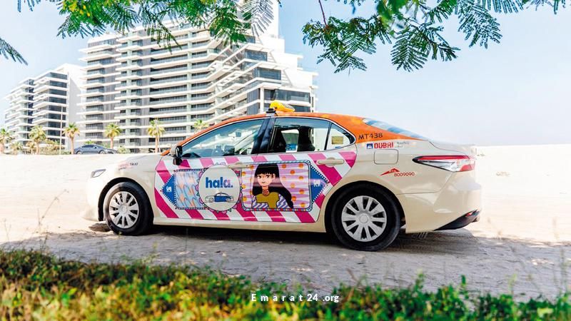 فن وإبداع يتجلى في 400 سيارة أجرة بتصاميم وفاء إبراهيم