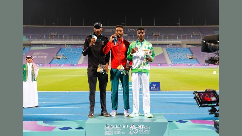 الإمارات تحصد الميدالية الثانية والعشرين في ألعاب التضامن الإسلامي