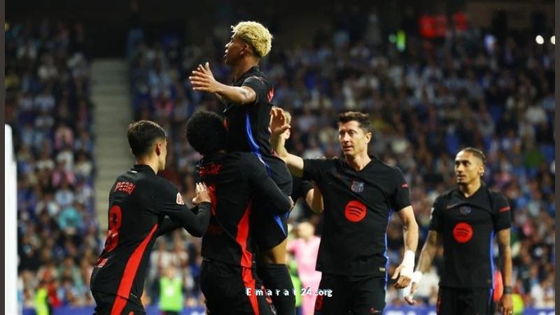 برشلونة يتوج بلقب الليغا رقم 28 في تاريخه برشلونة يتوج بلقب الليغا رقم 28 في تاريخه