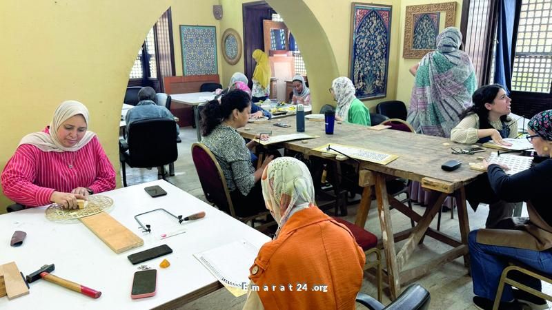 بيت جميل يحتضن إحياء الفنون التراثية في قلب مصر بيت جميل يحتضن إحياء الفنون التراثية في قلب مصر