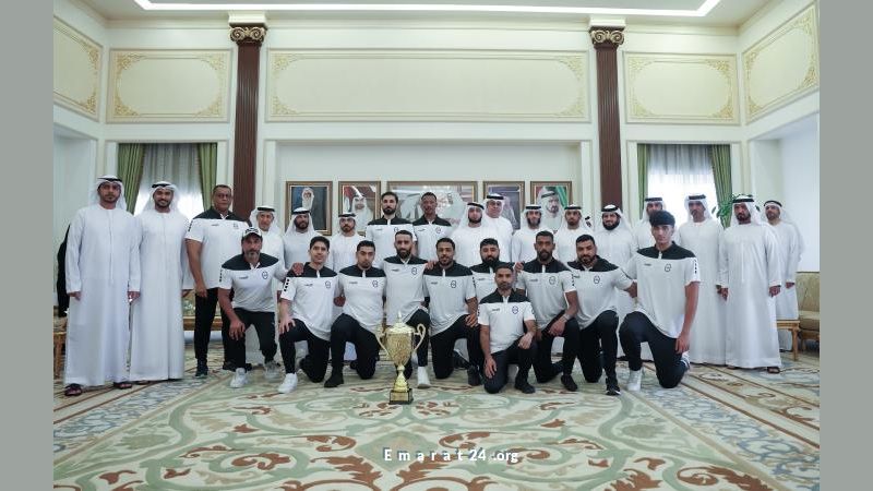 راشد بن حمدان يرحب بفريق الطائرة وإدارة نادي النصر راشد بن حمدان يرحب بفريق الطائرة وإدارة نادي النصر