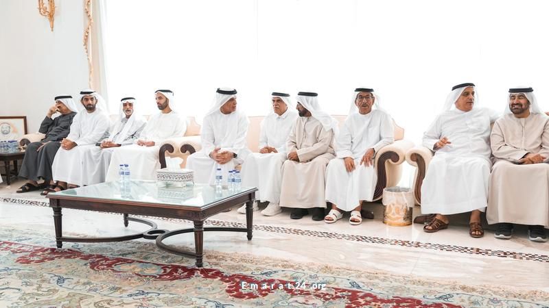 سعود بن صقر يعزي بوفاة محمد إبراهيم عبيدالله في رأس الخيمة سعود بن صقر يعزي بوفاة محمد إبراهيم عبيدالله في رأس الخيمة