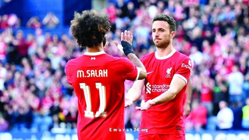 محمد صلاح يعبر عن حزنه لفقدان جوتا: تحدٍ كبير في غيابه محمد صلاح يعبر عن حزنه لفقدان جوتا: تحدٍ كبير في غيابه