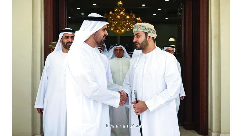 ذياب بن محمد يقدم تعازي رئيس الدولة لسلطان عمان بوفاة والدة السيدة الجليلة ذياب بن محمد يقدم تعازي رئيس الدولة لسلطان عمان بوفاة والدة السيدة الجليلة