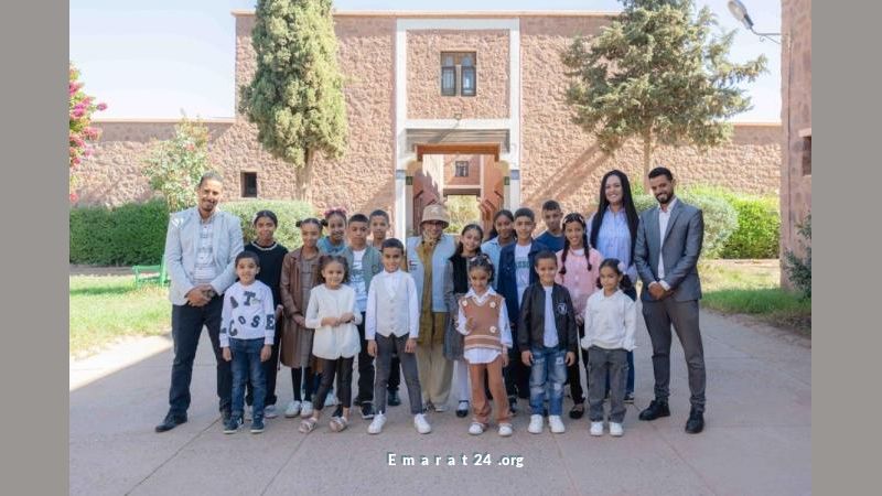جواهر القاسمي تفتتح مشروع تأهيل مدرسة تضم 500 طالب في مراكش