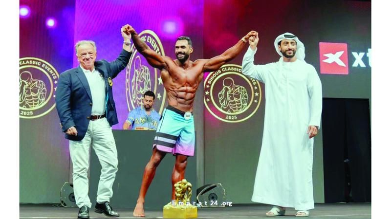 فضية وبرونزية للإمارات في بطولة بينوس كلاسيك لبناء الأجسام فضية وبرونزية للإمارات في بطولة بينوس كلاسيك لبناء الأجسام