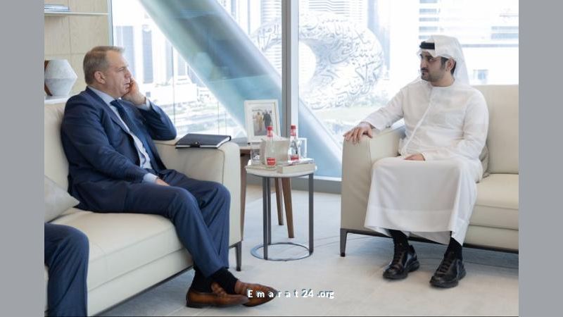 مكتوم بن محمد يجتمع مع رئيس مجلس إدارة إلدريدج إندستريز التنفيذي مكتوم بن محمد يجتمع مع رئيس مجلس إدارة إلدريدج إندستريز التنفيذي