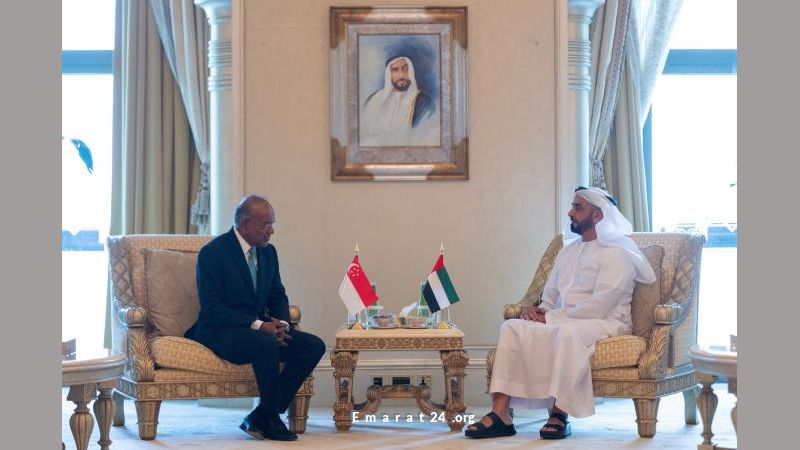 لقاء سيف بن زايد مع وزراء الداخلية في اجتماع أبوظبي للأمن الدولي