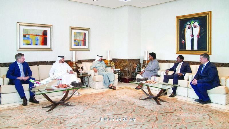 أحمد بن سعيد يناقش توسيع التعاون مع مديرة الأسواق العالمية في PayPal