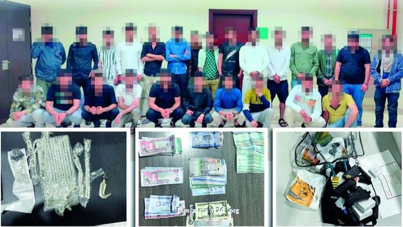 ضبط عصابة تضم 41 متسولاً يقيمون بفندق بالرياض ضبط عصابة تضم 41 متسولاً يقيمون بفندق بالرياض