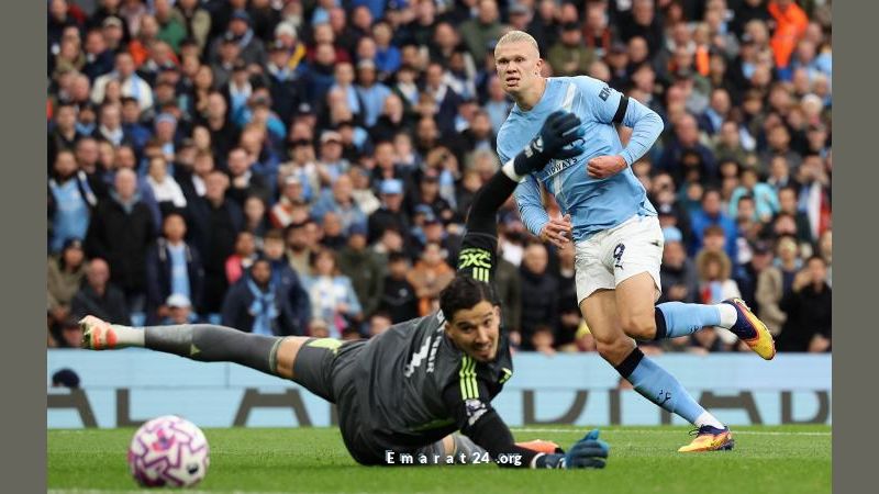 هالاند يقود مانشستر سيتي لاكتساح مانشستر يونايتد في ديربي مثير هالاند يقود مانشستر سيتي لاكتساح مانشستر يونايتد في ديربي مثير
