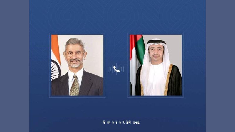 عبدالله بن زايد ووزير خارجية الهند يناقشان هاتفيا تطورات إقليمية جديدة عبدالله بن زايد ووزير خارجية الهند يناقشان هاتفيا تطورات إقليمية جديدة