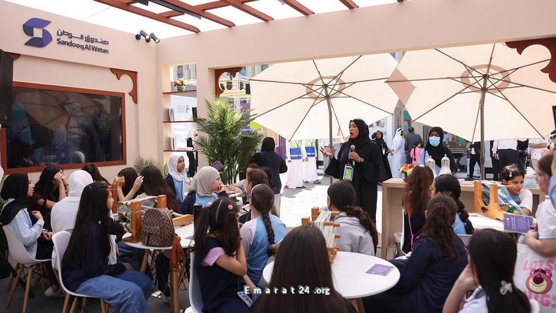 تصاميم أجنحة مبتكرة مستوحاة من الهوية في معرض العين للكتاب