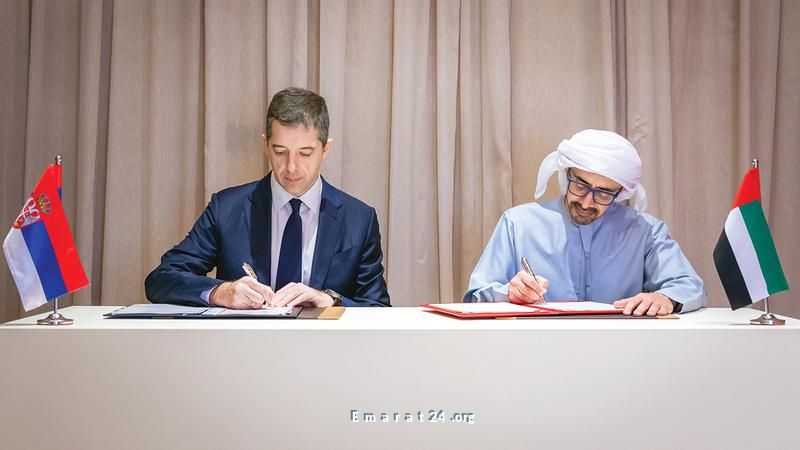 اتفاق بين ابن زايد ووزير الخارجية الصربي لتعزيز التعاون السياسي