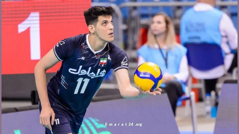 رحيل لاعب الكرة الطائرة الإيراني كاظمي عن عمر يناهز 26 عامًا