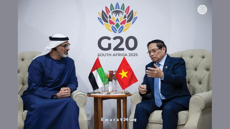 خالد بن محمد بن زايد يناقش تطوير التعاون مع رئيس وزراء فيتنام