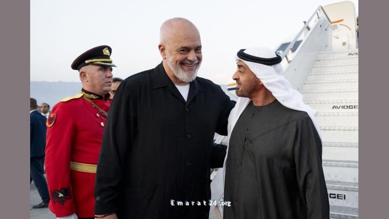 مباحثات رسمية بين رئيس الدولة ورئيس وزراء ألبانيا حول التعاون الثنائي مباحثات رسمية بين رئيس الدولة ورئيس وزراء ألبانيا حول التعاون الثنائي