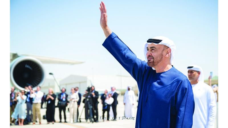 الرئيس الأميركي ينهي زيارته للإمارات بعد وداع رسمي الرئيس الأميركي ينهي زيارته للإمارات بعد وداع رسمي