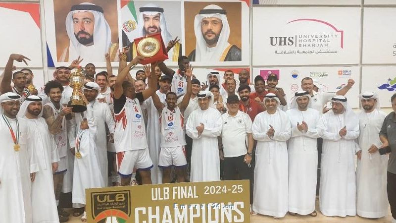 دوري السلة: الشارقة يحقق النجمة الثامنة تاريخيًا دوري السلة: الشارقة يحقق النجمة الثامنة تاريخيًا