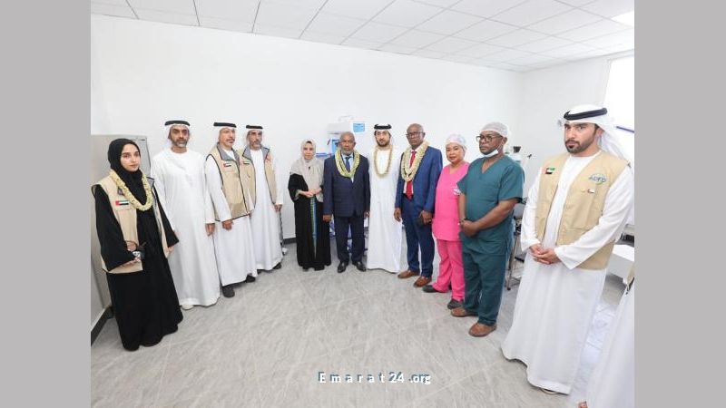 بتوجيهات الشيخة فاطمة.. الهلال الأحمر يفتتح مشاريع صحية كبرى في أنجوان بتوجيهات الشيخة فاطمة.. الهلال الأحمر يفتتح مشاريع صحية كبرى في أنجوان