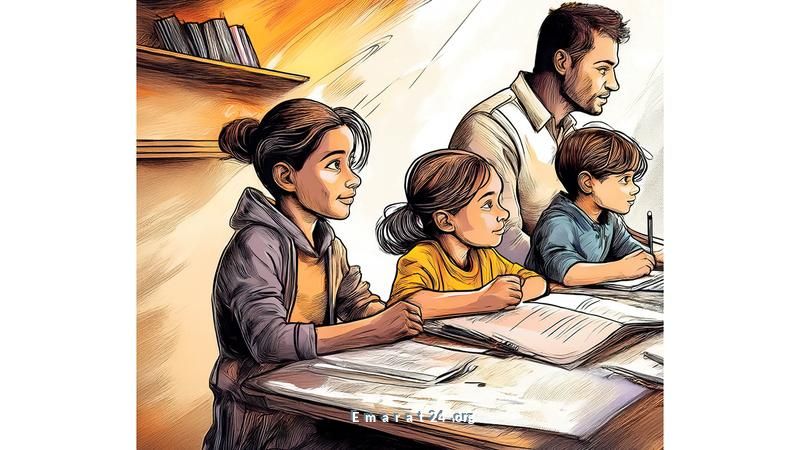 أب يقاضي أم أطفاله الأربعة لضعف مستواهم الدراسي