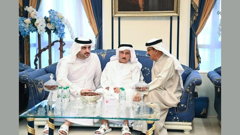 مكتوم بن محمد يعزي في وفاة أسامة أحمد الشعفار