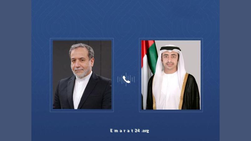 عبدالله بن زايد يستنكر الهجوم الإسرائيلي العسكري على إيران في اتصال هاتفي عبدالله بن زايد يستنكر الهجوم الإسرائيلي العسكري على إيران في اتصال هاتفي