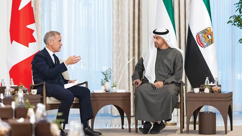 محمد بن زايد يشيد بروابط الإمارات وكندا كمثال للتنمية والازدهار