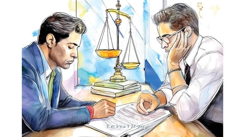 عميل ينهي عقد محاماة للتهرب من مليونين درهم إماراتي