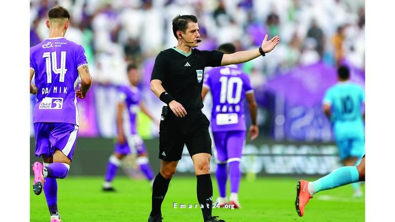 حكم أجنبي يقود مباراة تمهيدية في كأس المحترفين لأول مرة حكم أجنبي يقود مباراة تمهيدية في كأس المحترفين لأول مرة
