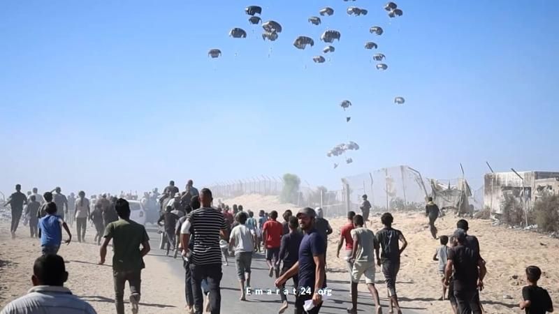 أهالي غزة يشكرون الإمارات ومحمد بن زايد على الدعم أهالي غزة يشكرون الإمارات ومحمد بن زايد على الدعم