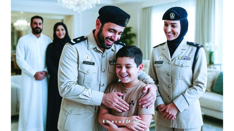 أم تبحث عن أمان طفلها عبر شرطة الشارقة أم تبحث عن أمان طفلها عبر شرطة الشارقة