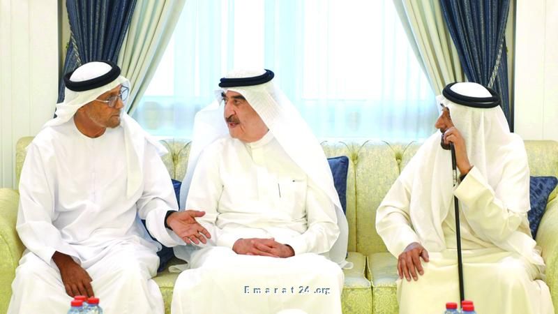 حاكم أم القيوين يعزي بوفاة مريم بنت سلطان القاسمي حاكم أم القيوين يعزي بوفاة مريم بنت سلطان القاسمي