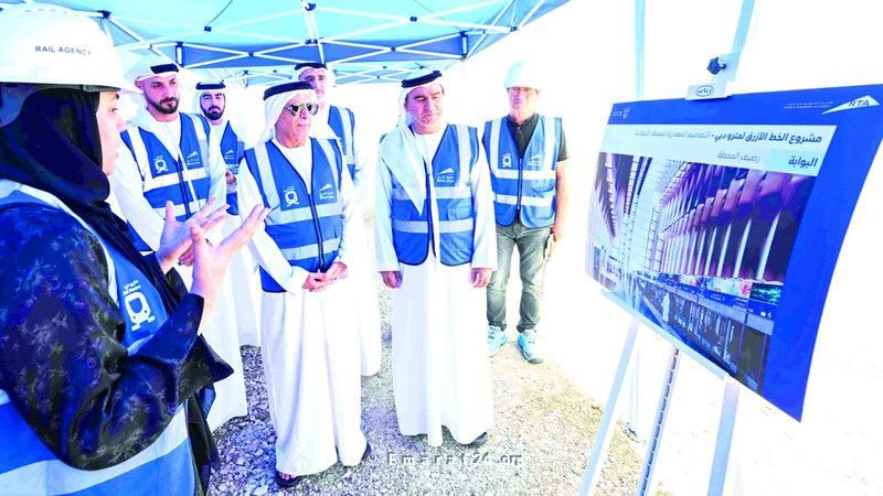 اكتمال 10% من تنفيذ الخط الأزرق لمترو دبي