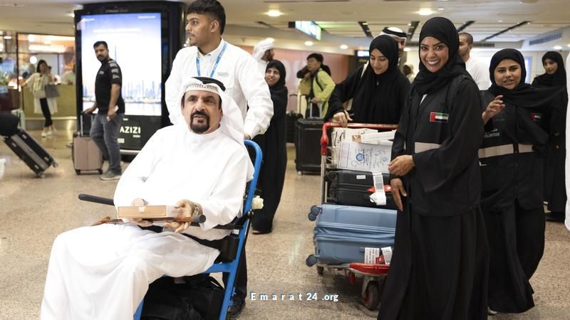 حجاج الإمارات يعودون إلى أرض الوطن بعد إتمام مناسك الحج حجاج الإمارات يعودون إلى أرض الوطن بعد إتمام مناسك الحج