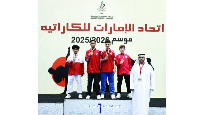 الشارقة وشباب الأهلي يتفوقان في بطولة الإمارات للكاراتيه