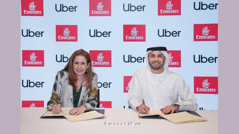 تعاون مشترك بين طيران الإمارات وأوبر لتحسين تجربة السفر تعاون مشترك بين طيران الإمارات وأوبر لتحسين تجربة السفر