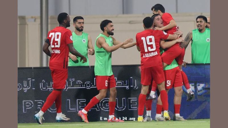 هدف جانيف ينقذ البطائح ويزيد محنة دبا الحصن هدف جانيف ينقذ البطائح ويزيد محنة دبا الحصن