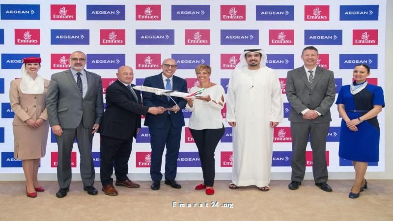 طيران الإمارات تتوسع في شراكتها مع إيجيان لتبادل المزايا لأعضاء الولاء طيران الإمارات تتوسع في شراكتها مع إيجيان لتبادل المزايا لأعضاء الولاء